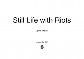 Still life with riots image