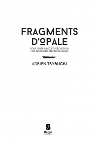 Fragments d'Opale [recorder] image