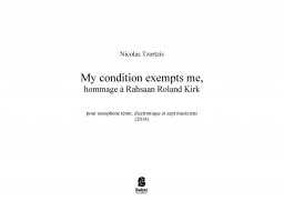 My condition exempts me, hommage à Rahsaan Roland Kirk image