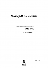 Milk Spilt on a Stone image