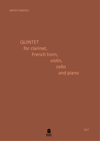 Quintet for clarinet, horn, violin, cello and piano image