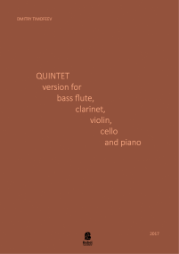 Quintet version for bass flute, clarinet, violin, cello and piano image