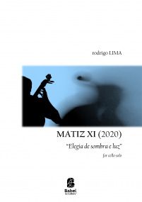 MATIZ XI for cello solo  image