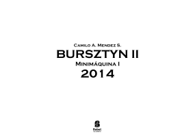 BURSZTYN II: Minimaquina I image