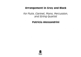 Arrangement in Gray and Black image