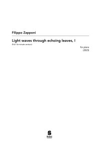 Light waves through echoing leaves, I image