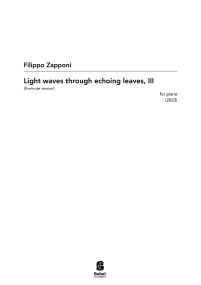 Light waves through echoing leaves, III image