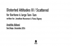 Distorted Attitudes III-Scattered image