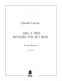 ...like a tree renders the sky blue image