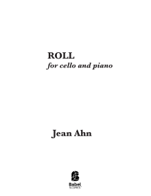 Roll for cello and piano image
