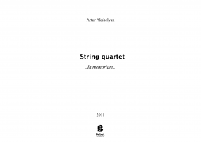 String Quartet No1 image