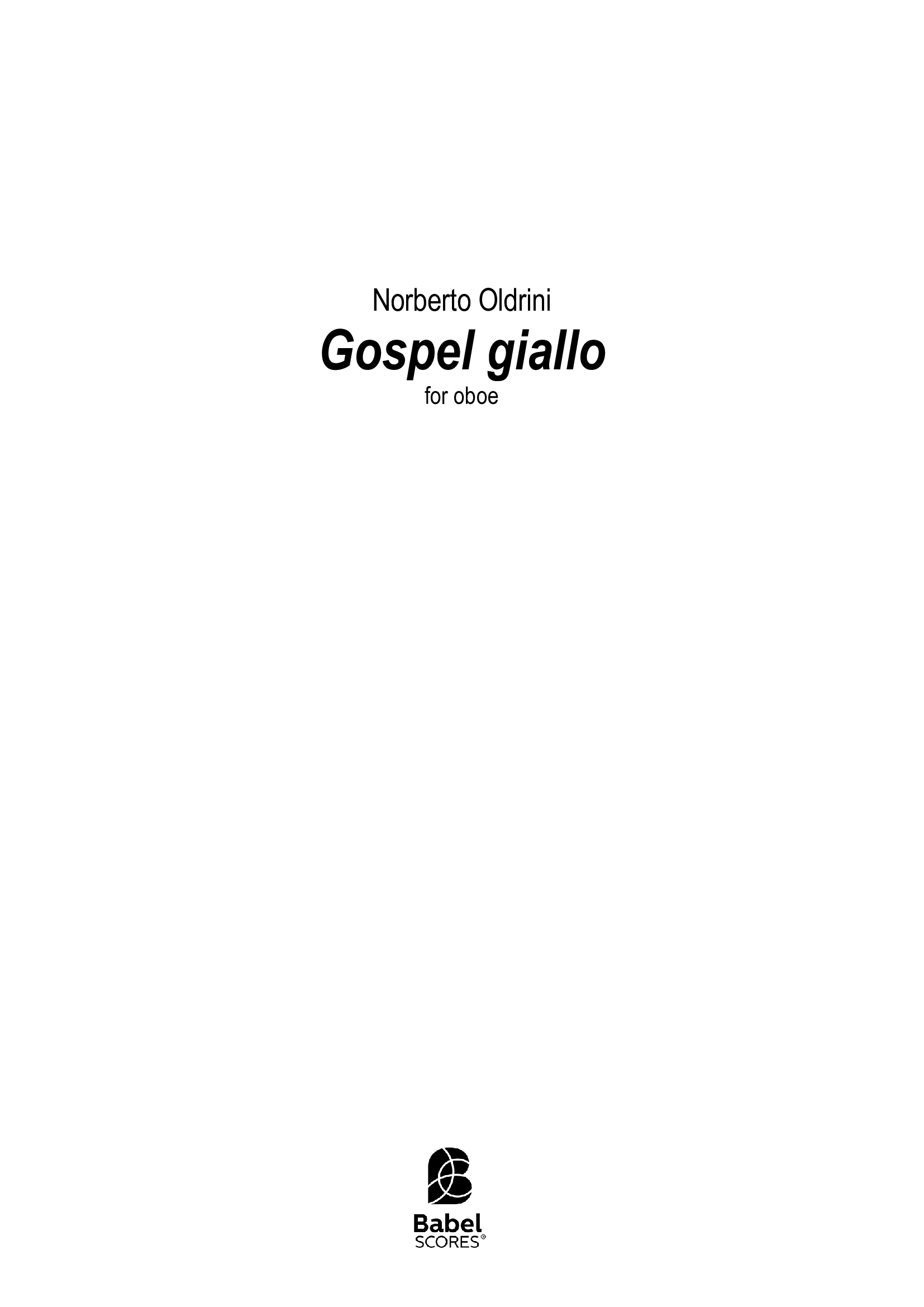 Gospel giallo A4 z