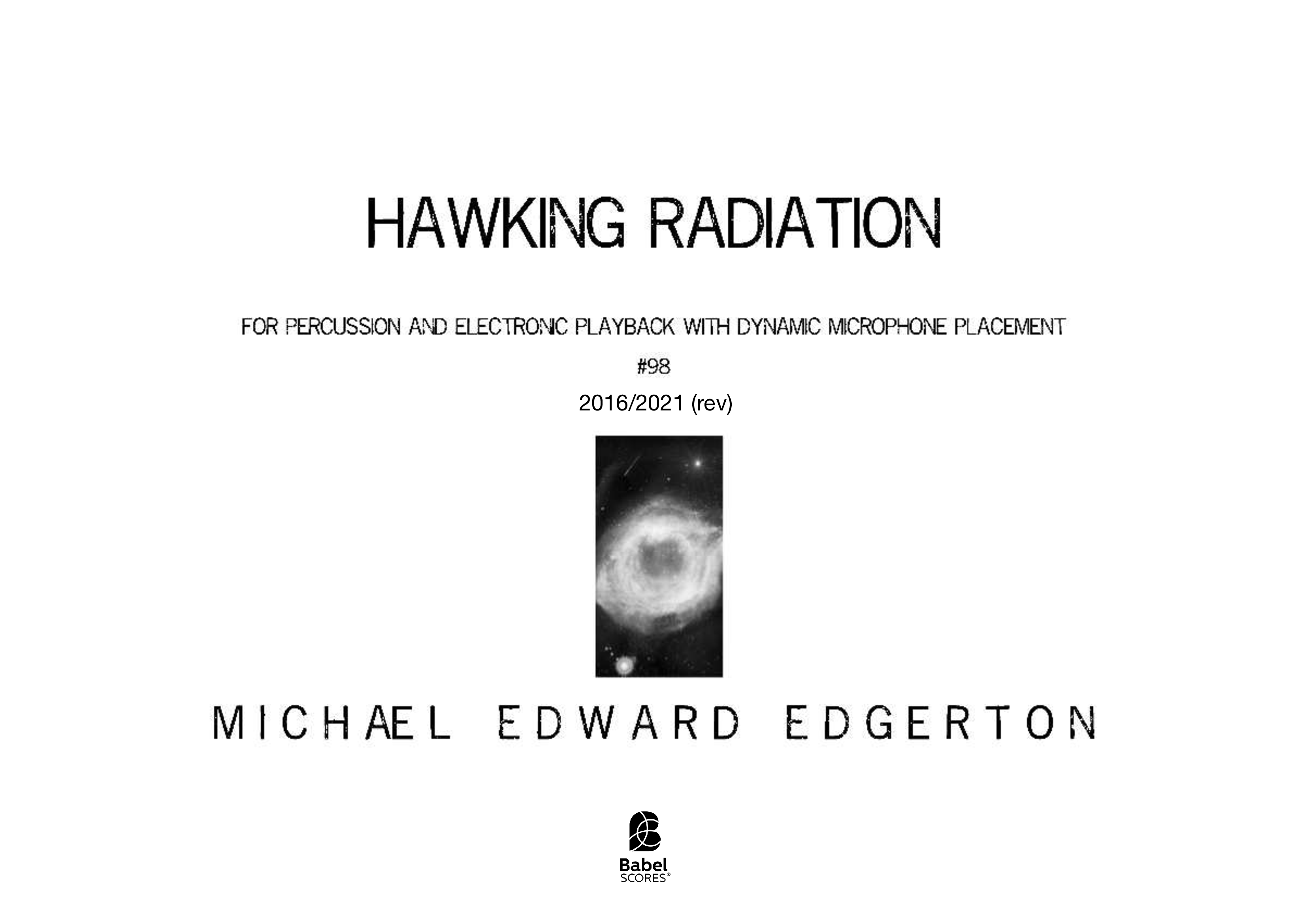 Hawking Radiation A4 z 3 25 601