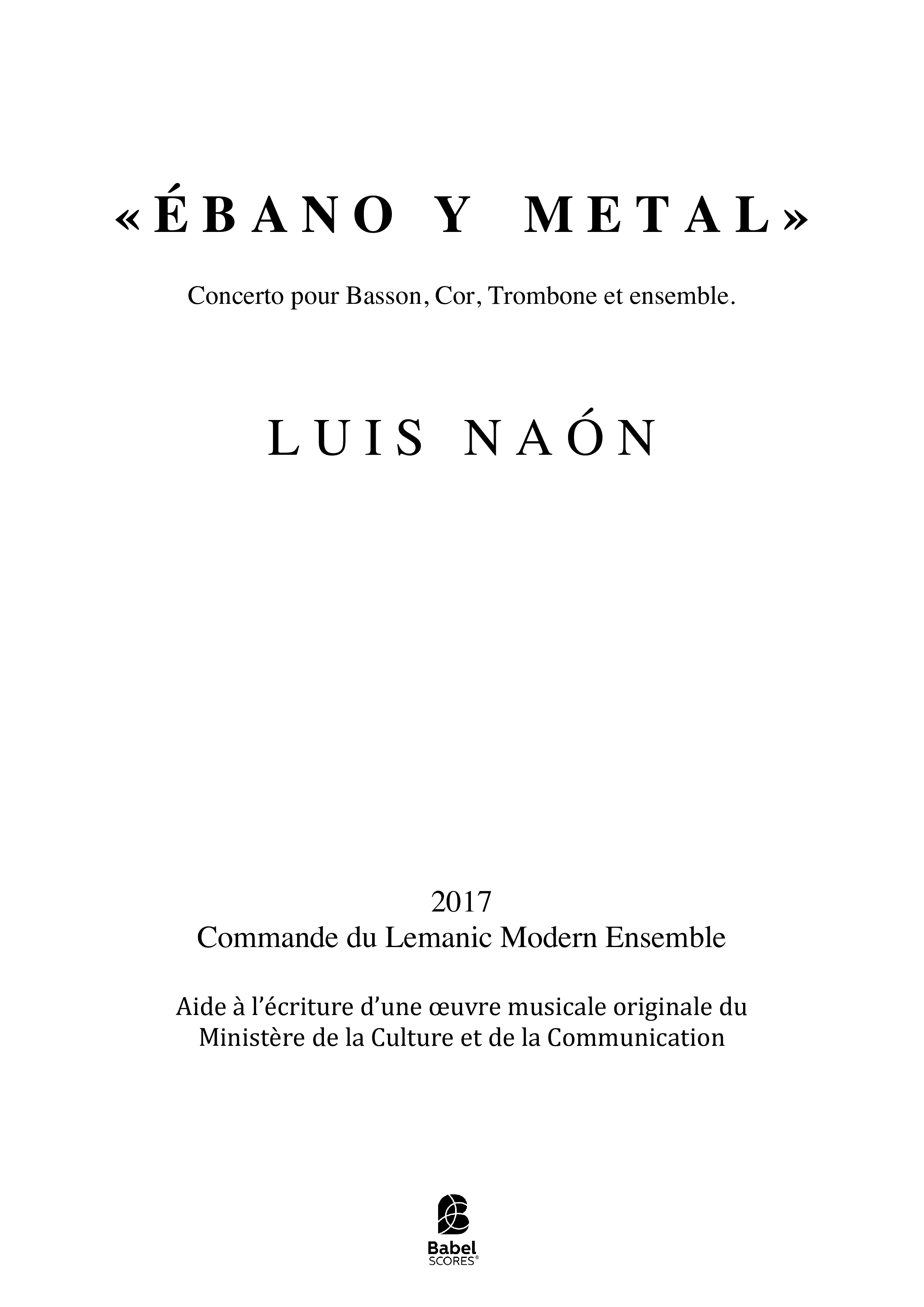 Ebano y Metal A3 z 2 226 10 386