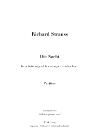 Die Nacht Richard Strauss