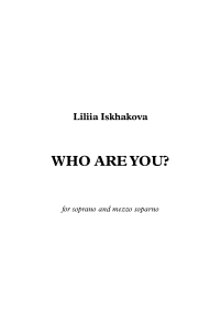 Who Are You? image