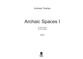 Archaic Spaces I