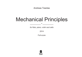 Mechanical principles