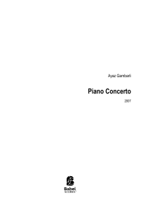 Piano Concerto image