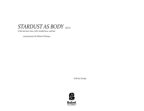 Stardust as Body image