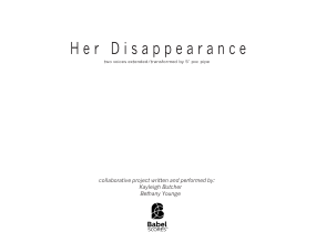 Her Disappearance 