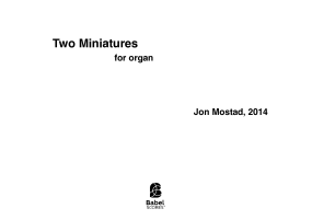 Two Miniatures