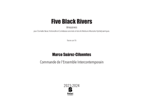 Five Black Rivers - Amazones