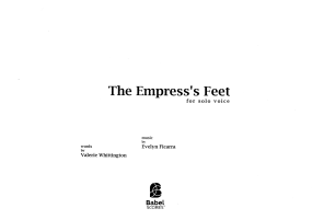The Empress's Feet