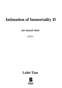 Intimations of Immortality II image