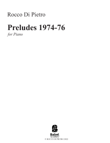 Preludes 1974-76