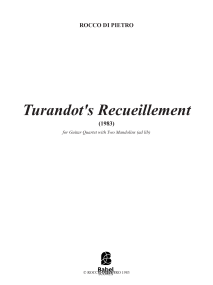 Turandot's Recueillement