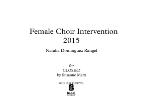 Female Choir Intervention image