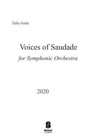 Voices of Saudade