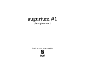augurium #1