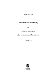 codification - memory