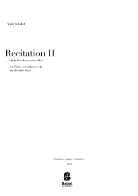 Recitation II image