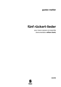 Fünf Rückert-Lieder image