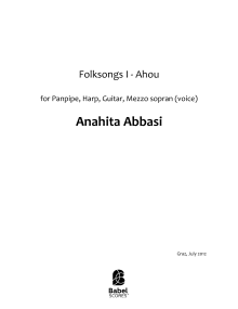 Folksongs I - Ahou 