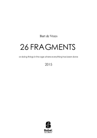 26 Fragments