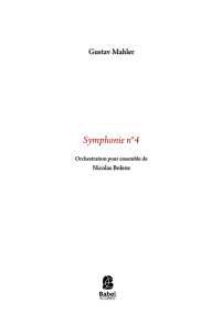 Gustav Mahler - Symphonie n°4
