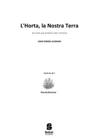 L'Horta, la Nostra Terra