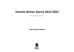 Vicente Gómez García 2012-2022