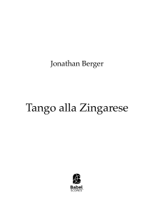 Tango alla ZIngarese image