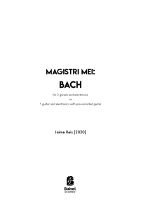 Magistri Mei:  Bach image