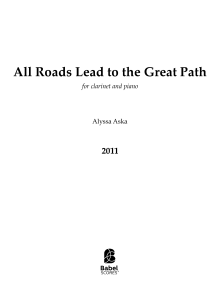 All Roads Lead to the Great Path