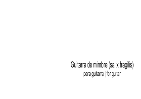 Guitarra de mimbre (salix fragilis) image