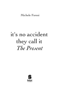 it's no accident they call it The Present image