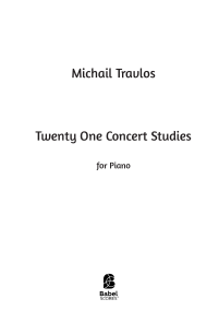 Twenty One Concert Studies  image