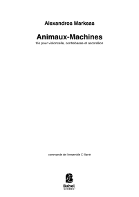 Animaux Machines