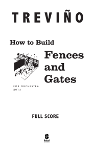How to Build Fences and Gates